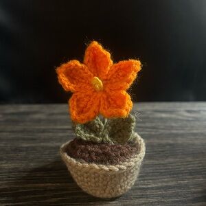 Tulip Flower Plushie Crochet Amigurumi Flower